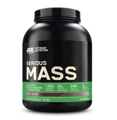 Optimum Nutrition Serious Mass poudre protéinée chocolat - 2,73 kg - 8 portions
