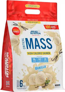 Applied Nutrition Critical Mass Original Weight Gainer Vanilla Flavour - 6 kg