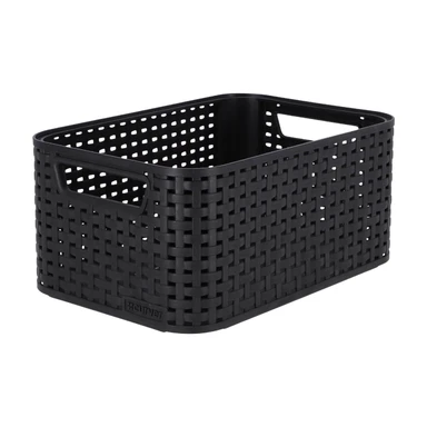 Curver Style Mand - S - 6 liter - Antraciet - Premium opbergoplossing, duurzaam kunststof, moderne huisorganisatie