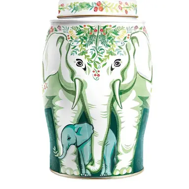 Large Elephant Winter Wreath contaning 40 Christmas Blend Teabags