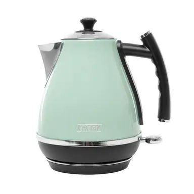 Haden Cotswold Kettle, Rapid Boil, Coated Stainless Steel, Cordless, 1.7L, Sage Green - 183538