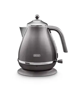De’Longhi Icona Metalics Kettle, 1.7L, Grey, KBOT3001.GY