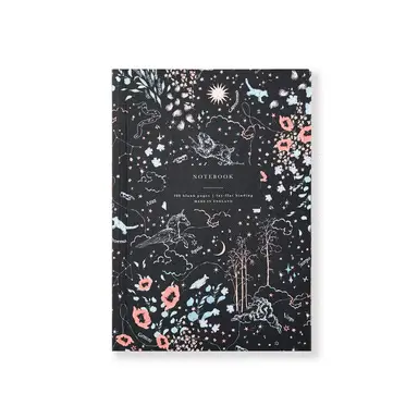 Katie Leamon A5  Notebook 300 Blank Pages 100GSM L&L Zodiac Navy