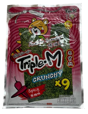 Triple-M Geröstete Algenblätter Scharf 45g(Best Before2026-01-15)