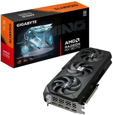 Carte Graphique GIGABYTE RX9070 16 Go GDDR6 PCIe x16 R9070GAMING OC-16GD
