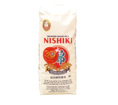 NISHIKI RICE MUSENMAI (MEDIUM GRAIN) 2.5KG 锦字免洗米 2.5 公斤