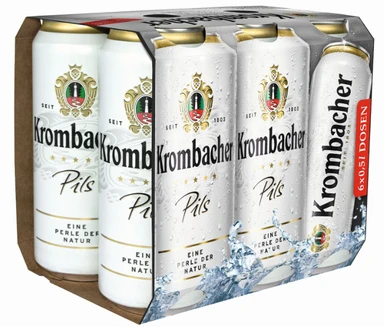 Krombacher Pilsner Dose 6x0.5L