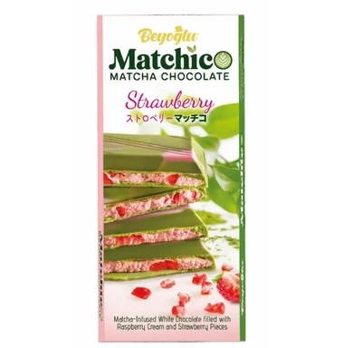 Beyoglu Matcha Strawberry Chocolate 95g