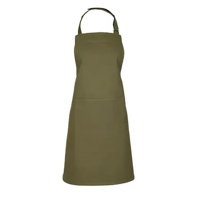 Dexam Apron Love Colour 100% Cotton Olive Green