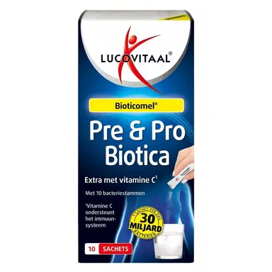 Lucovitaal Pre- & Probiotica + Vitamine C 10 zakjes