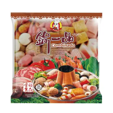 Meng Fu Guoyipin Assortiment de boulettes pour fondue chinoise 4 saveurs - 500 g