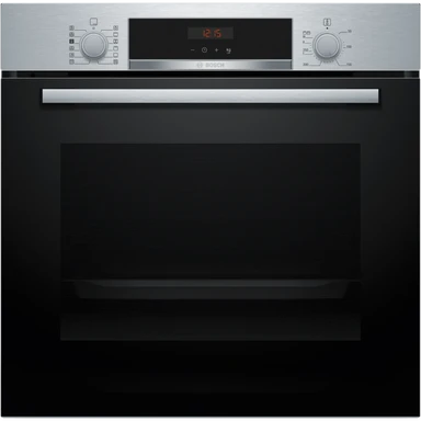 Bosch HQA574BS3B Series 4 Pyrolytic Single Oven - Stainless Steel - A Rated