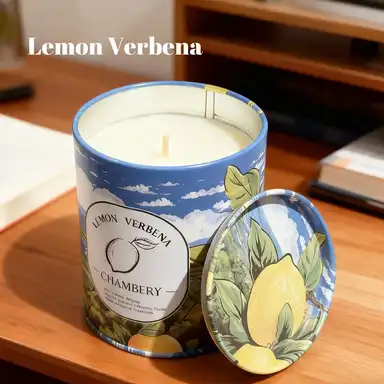 Zooly Tin Can Scented Candle - Lemon Verbena, 260G, 1PC