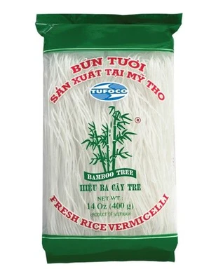 Bamboeboom rijstnoedels Bun Toui 400g