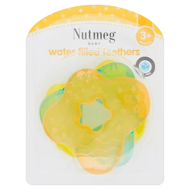 Nutmeg Water Filled Teethers 3+ Months 3 Pack