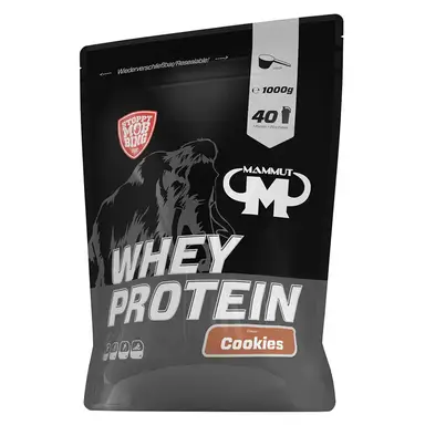 MAMMUT Nutrition Whey Protein Pulver, Cookies, 1 kg
