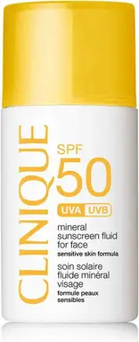 Clinique minerale zonnebrandvloeistof voor gezicht SPF50 30 ml