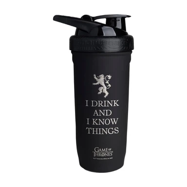 Smartshake Game Of Thrones Reforce Edelstahl - 900 ml - I Drink And I Know Things