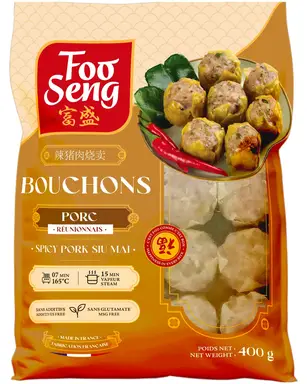 Foo Seng Bouchons réunionnais au porc Siu Mai - 400 g