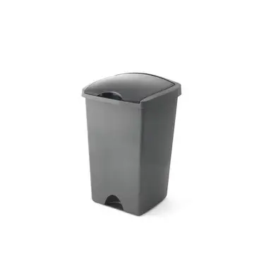 Addis Open Recycling Commercial Bin, 50L - Metallic Grey