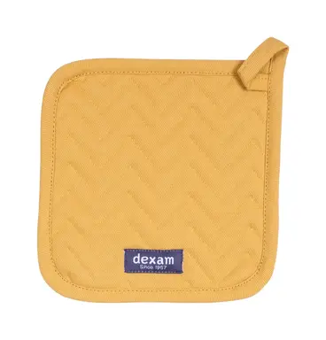 Dexam Pot Holder Love Colour 100% Cotton Ochre