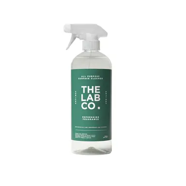 The Lab Co. Antibacterial  All Purpose Cleaner 750ml Multi Surface Cleaning Spray Refreshing Fragrance Lime Peppermint Cucumber