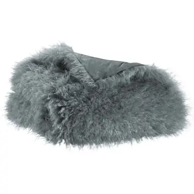 Vivaraise Plaid Betani ardoise - 130 x 160 cm