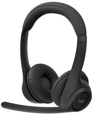 Logitech Zone 305 Bluetooth-Headset für Business, kabellos, mit Mikrofon, kompatibel mit Google Meet/Google Voice/Zoom, Windows/Mac/Chrome/Linux/iOS/iPadOS/Android, schwarz