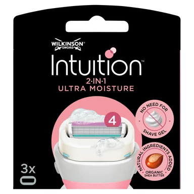 Wilkinson Sword Intuition Ultra Moisture scheermesjes voor dames x3