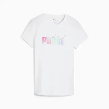 Puma Graphic Stacked Tee - Puma White