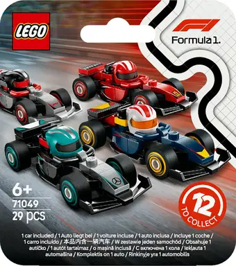 LEGO F1 verzamelaars raceauto bouwset - 71049, 29 stuks
