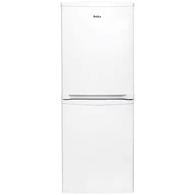 Amica FK1964 50cm Slim Fridge Freezer – White | 130cm High | E Energy Rated | 50/50 Split | Reversible Door (FK1964/1)