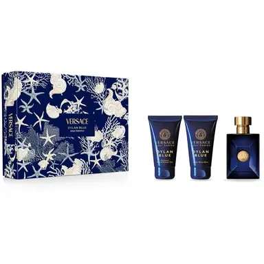 Versace Dylan Blue (M) Set EDT 50ml + Duschgel 50ml + Aftershave-Balsam 50ml