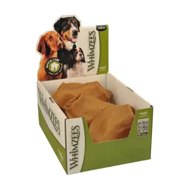 Whimzees Veggie Ohren Zahnkauartikel für Hunde L (18-27 kg) 18 Stück 990 g