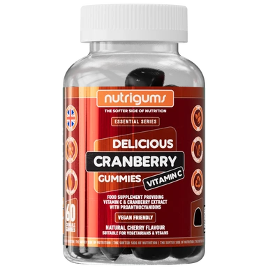 Nutrigums Cranberry & Vitamin C Complex Urinary Tract Support Gummies - 60 Gummies