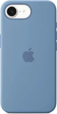Offizielles Apple Silikon Case für das iPhone 16e – Winter Blue