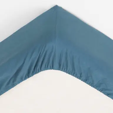 Atmosphera Drap housse bleu - 140 x 190 cm