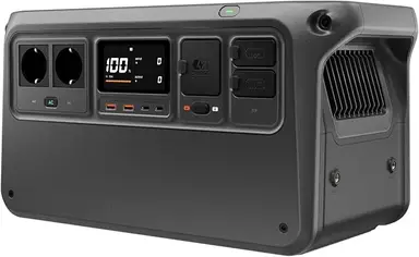 DJI Power 1000 V2 Station d'Énergie Portable 1024Wh (Batterie LFP), Sortie Stable 2600W, Charge 0-80% en 37 Min, Générateur Portable pour Maisons et Systèmes Hors Réseau