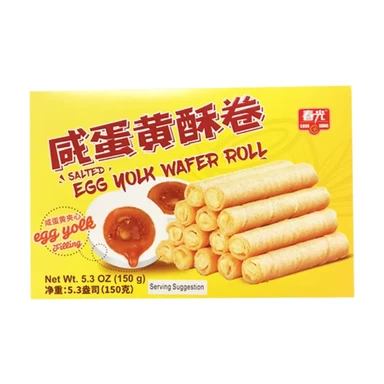 Chun Guang Salted Egg Yolk Wafer Roll 150g