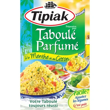 TIPIAK Taboulé parfumé à la menthe et au citron - 350 g