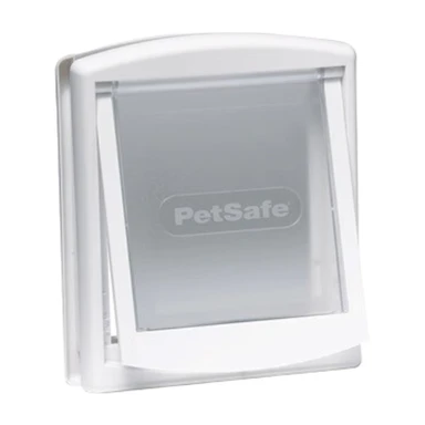 PETSAFE Staywell Porte pour animaux à 2 positions blanc/transparent - Animaux moyens 