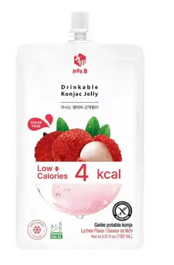 JELLY B Gelée Konjac au litchi - 150 ml