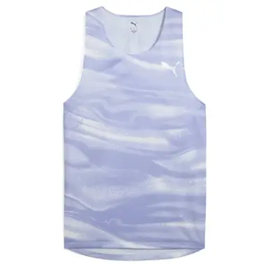 Puma Men's Raceday Ultraspun Aop Singlet- Cool Weather