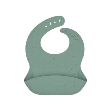 Kikka Boo Bib Platinum Silicone Sage
