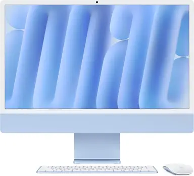 Apple iMac 24inch (M4, 16GB RAM, 256GB SSD, 8-Core) – Blue