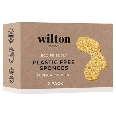 Wilton London Eco Plastic Free Sponge (Twin Pack)