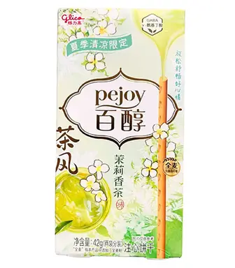 Glico Pocky Jasmin Tea Flavor Biscuit Sticks 42g