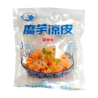 Yu Quan Ready-to-Eat Konjac Cooling Noodle Sheets (Hot & Sour Flavor) 295g