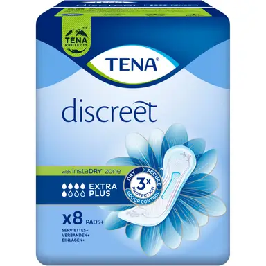 Discreet Extra Plus, 8 stuks