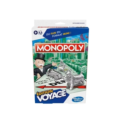 Hasbro Monopoly Grab & Go bordspel - economische simulatie, reisversie